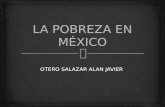 La pobreza en México