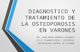 Diagnostico y tratamiento de osteoprosis en varones