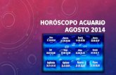 Horóscopo Acuario para Agosto 2014