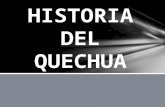 Historia del quechua.