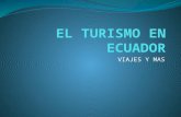 EL TURISMO DEL ECUADOR - EDUARDO GALLARDO