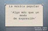 La Musica Popular.