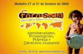FORO SOCIAL MEDELLIN 2008