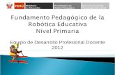 1 Fundamento pedagógico robótica educativa