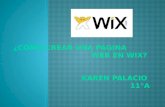 como crear una pagina web en wix