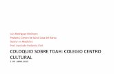 Coloquio sobre TDAH en el Centro Cultural Vallisoletano