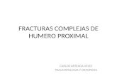 Fracturas complejas de humero proximal