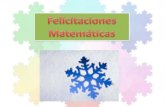 Felicitaciones Matemáticas 2014