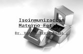 Isoinmunización maternofetal