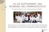 25 de septiembre: Día Mundial del Farmaceutico