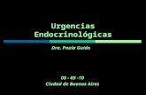Urgencias endocrinológicas clase 1