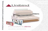 Catálogo Unibind productos fotografía 2014
