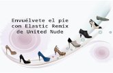 Envuélvete el pie con elastic remix de united