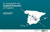 La Geografía del Capital Humano en España