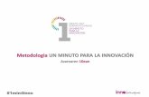 Metodologia - Minutu bat berrikuntzarako/Un minuto para la innovación (bil)