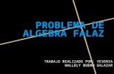 Problema de algebra falaz