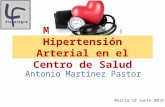 Manejo de la hipertensión arterial en el Centro de Salud