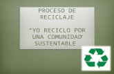 Proceso de reciclaje