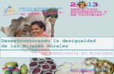 Desestructurando la desigualdad de las mujeres rurales. nicaragua