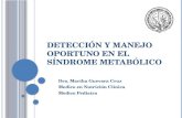 Detección y manejo oportuno del síndrome metabólico