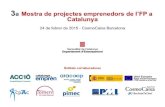 III Mostra projectes emprenedors  a l'FP a Catalunya