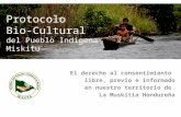 Protocolo Bio-Cultural del Pueblo Indígena Miskitu