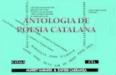 Antologia De Poesia Catalana