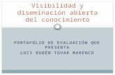 Portafolio de evaluación Luis Rubén Tovar Marenco