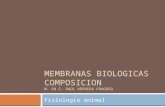 Membranas biologicas composicion