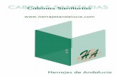 Nuevo catálogo de Cabinas Sanitarias en herrajes de Andalucía