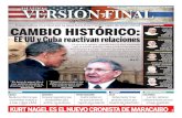 CAMBIO HISTÓRICO: EE UU y Cuba reactivan relaciones