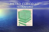 Metro cúbico  tetraedro