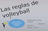 Las reglas de volleyball