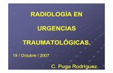 Radiologia en urg traumatologicas