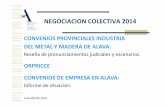 SEA. Negociación Colectiva 2014, ORPRICCE