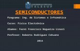 Semiconductores intrínsecos y extrínsecos