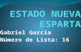 Estado Nueva Esparta (García, Gabriel #16) (9 "A")
