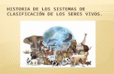 Historia de los sistemas de clasificación de los seres vivos