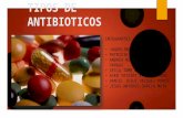 Tipos de antibioticos