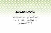 Marcas más populares México. Mayo 2012