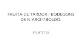 FRUITES DE TARDOR I BODEGONS DE N'ARCIMBOLDO