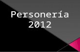 Personeria 2012