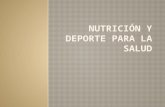 Participación brigada de nutrición y deporte para la salud