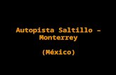 Autopista Saltillo- Monterrey (México)