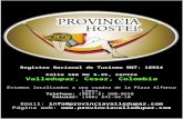 Provincia Hostal Valledupar Portafolio de servicios 2012