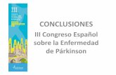 Conclusiones 3er Congreso Enfermedad de Parkinson