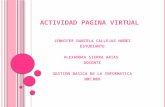Actividad pagina virtual