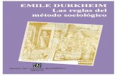 Emile durkheim   las reglas del método sociológico