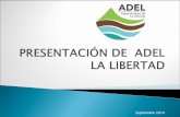 Presentacion oficial  ADEL LA  LIBERTAD