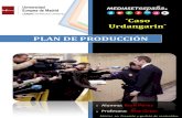 Plan de producción informativa del ´caso Urdangarin`